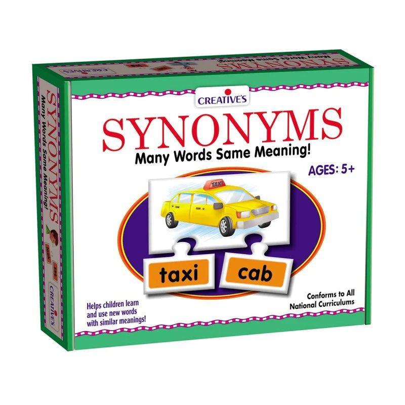 Synonyms Puzzles - 25 Three Piece Match Ups