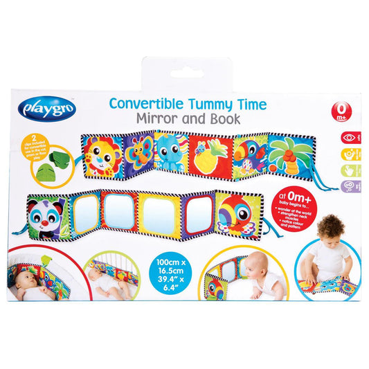 Convertible Tummy Time Mirror and Book - 100 cm x 16.5 cm