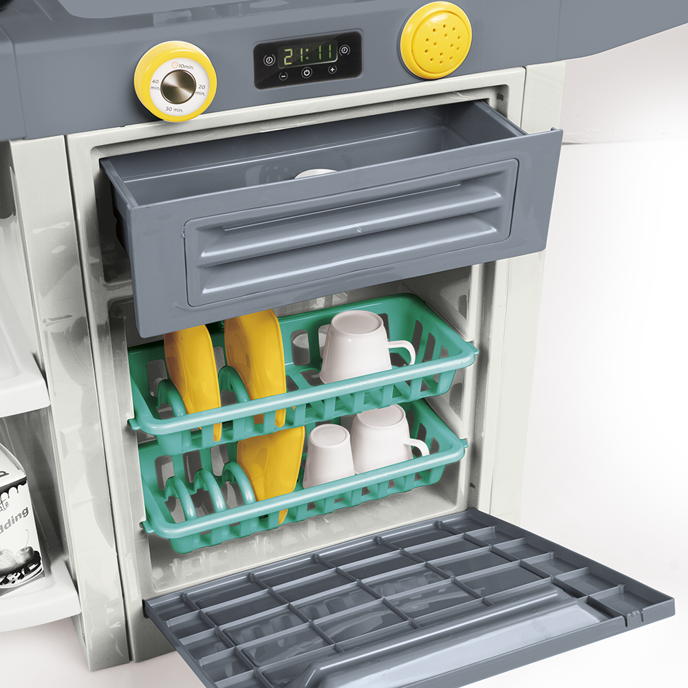 XL Kitchen Set - 100x109x65 cm - 36 pieces of accessories - sound effects