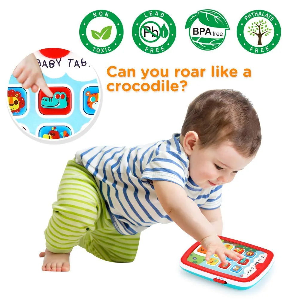 Baby Tablet - Colors - Letters - Numbers - Animals sounds - Musical - Lights