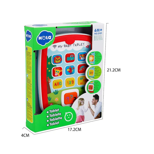 Baby Tablet - Colors - Letters - Numbers - Animals sounds - Musical - Lights