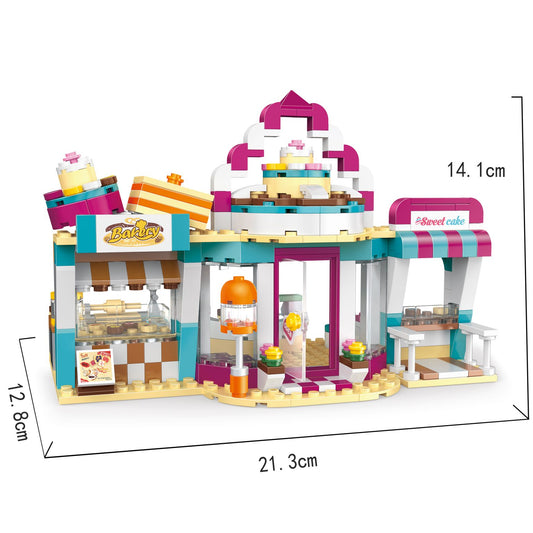 Girls Bakery Store - Building Blocks - 348 Pieces
