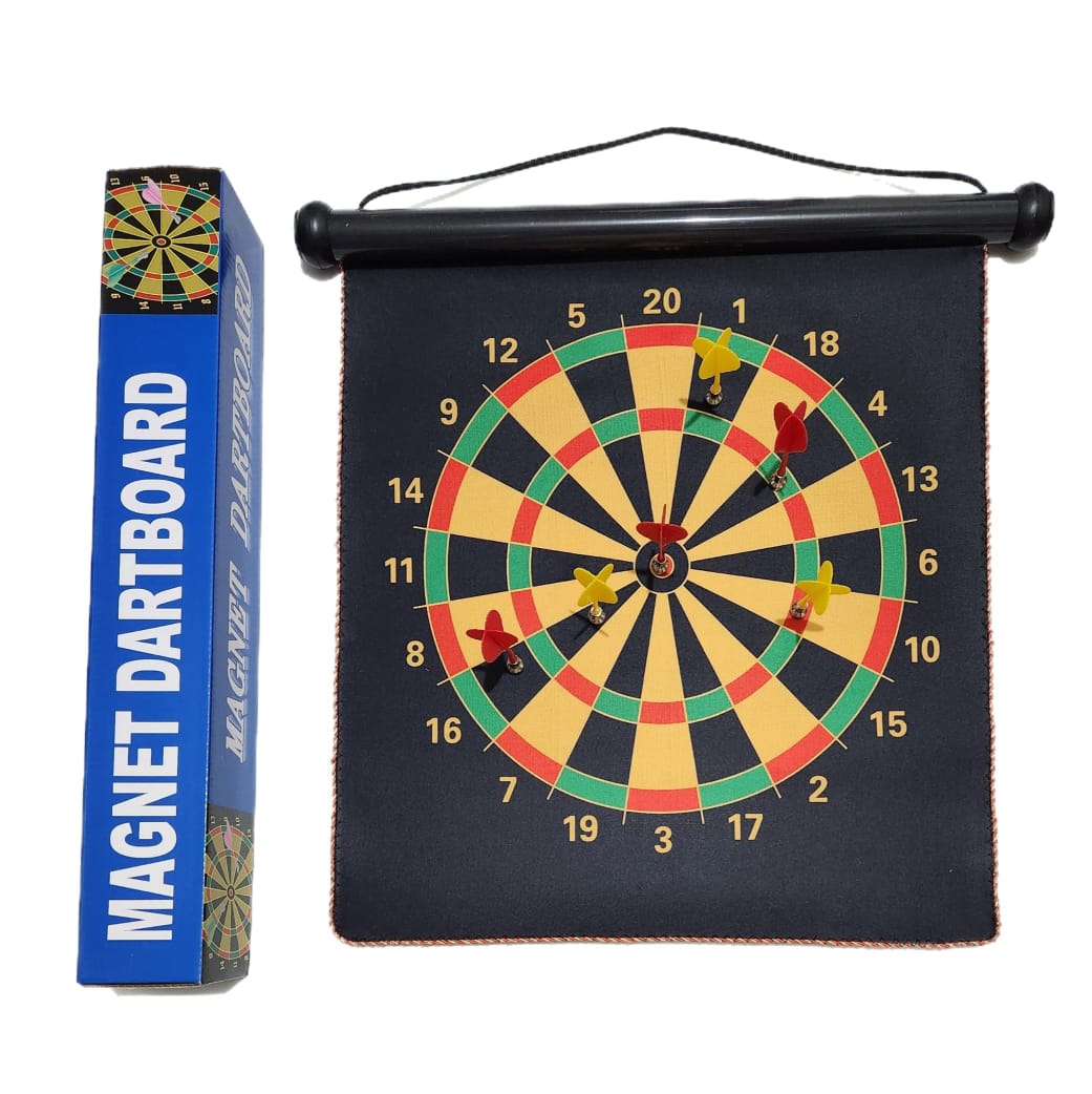 Magnet Dart Board - 6 Darts - Wall Hanging