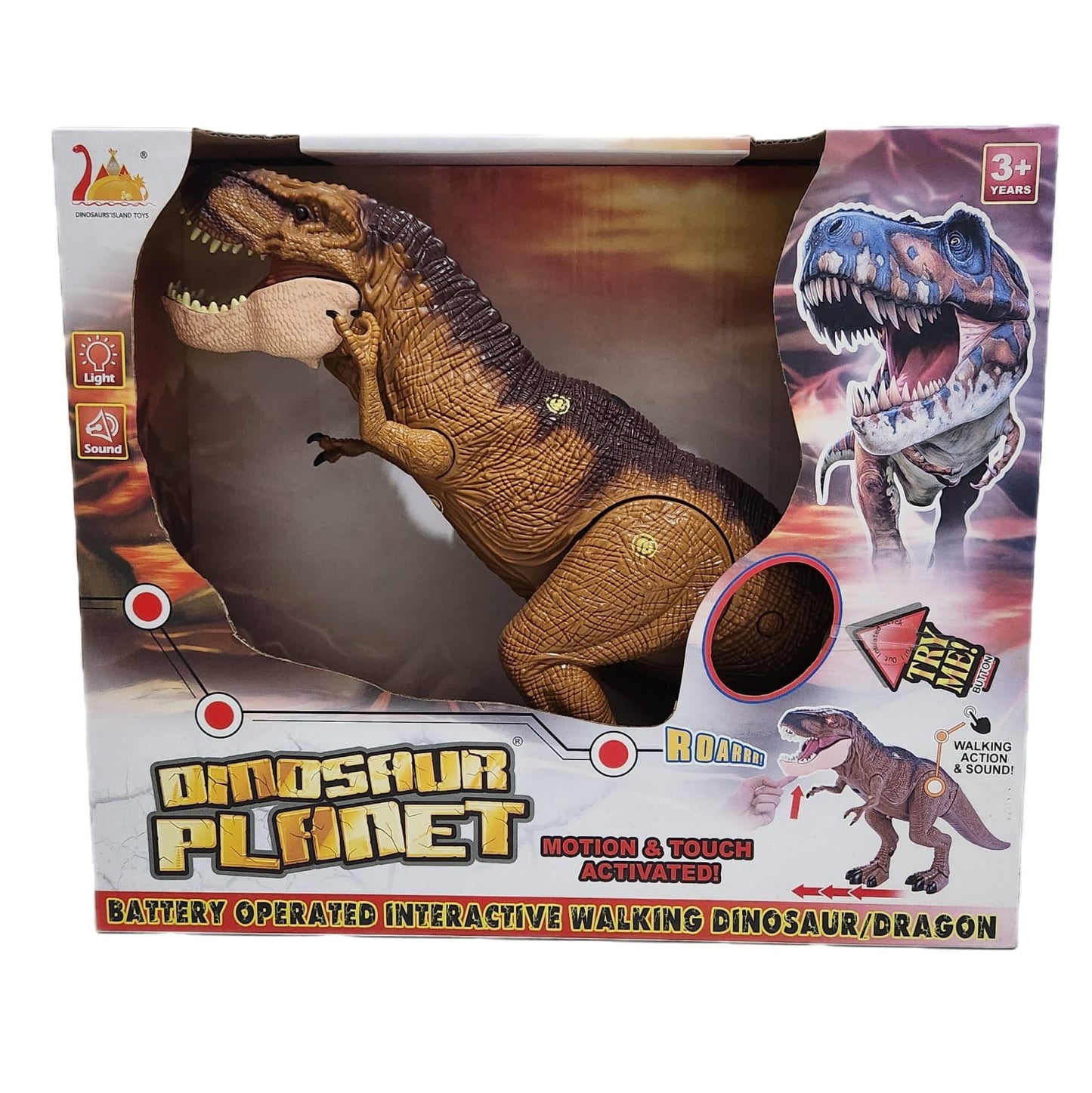 Interactive Walking Dinosaur