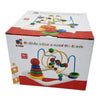 Wooden Wire Bead Maze With Rainbow Stacker