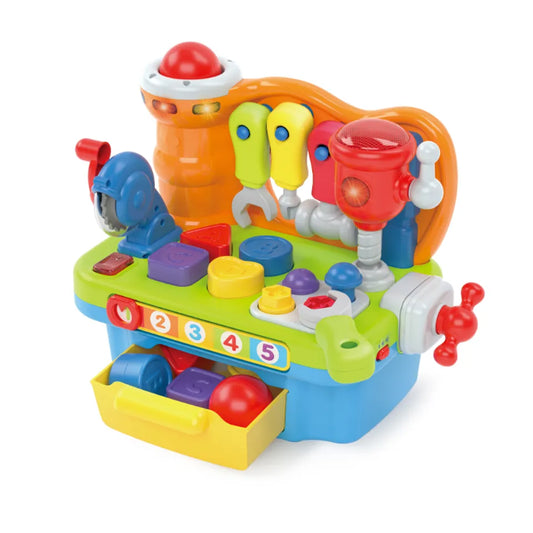 Workbench - Multifunctional 9 in 1 - 9 Tools, 10 Play activities