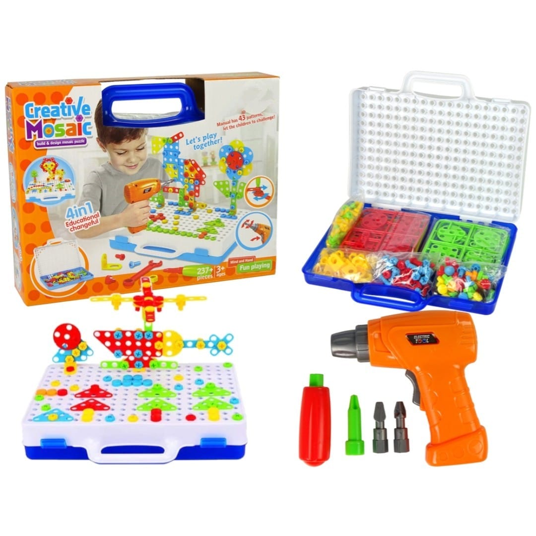 Creative Mosaic Playset - 237 Pieces - 43 Patterns