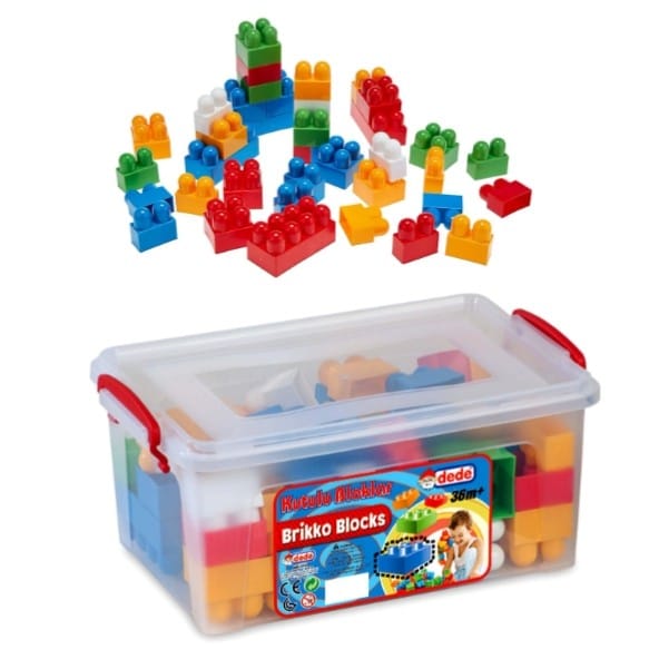 Building Blocks in a Case - 58 Pieces