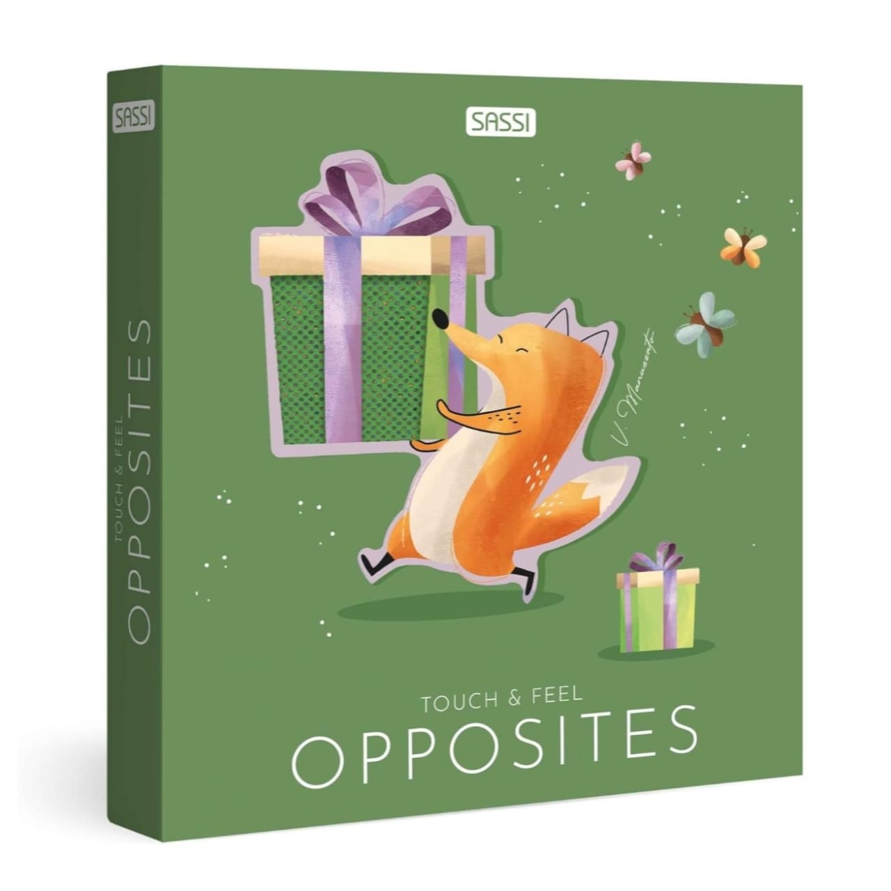 Touch & Feel Book - Opposites - 12 Pages - 24x20x5cm