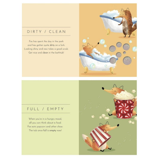 Touch & Feel Book - Opposites - 12 Pages - 24x20x5cm