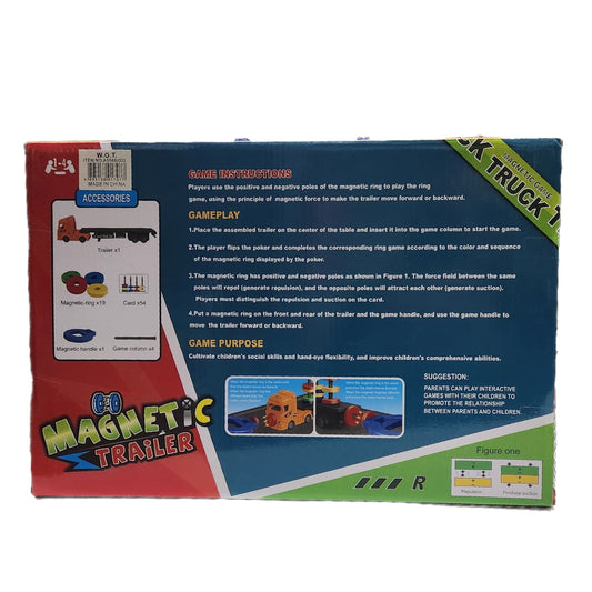 Magnetic Trailer - Stacking Towers Game