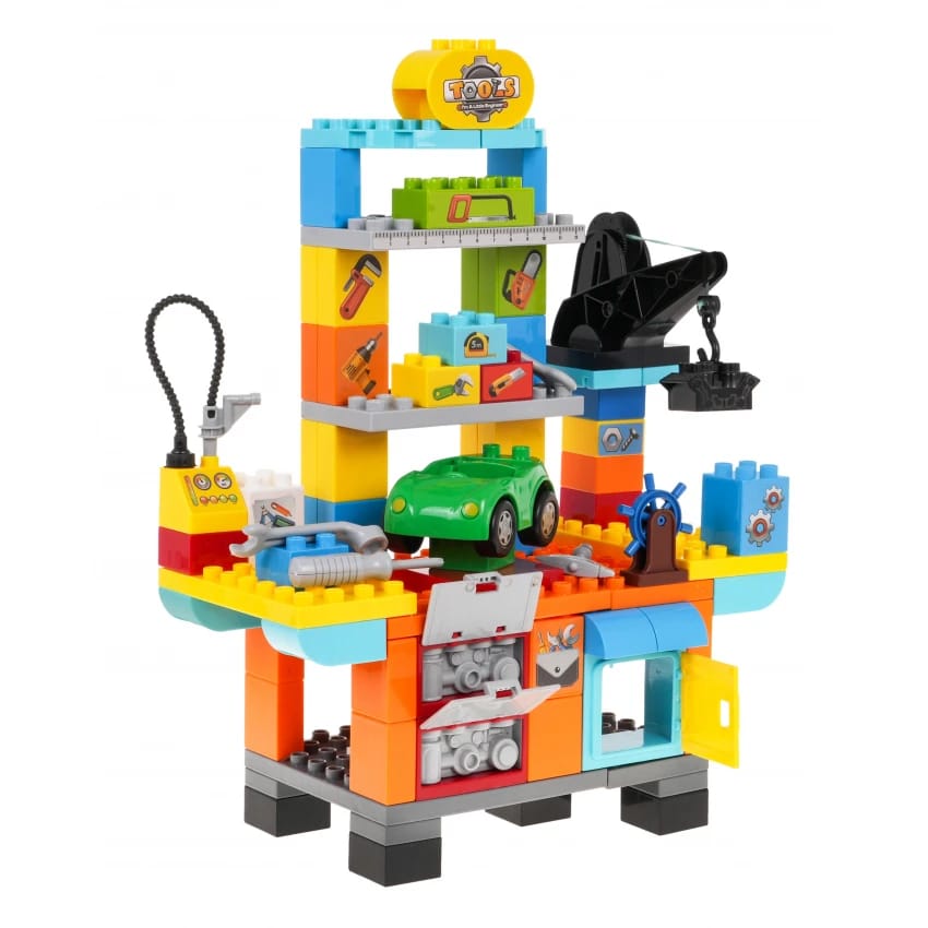 Workshop Tool Stand - Construction Blocks - 92 Pieces