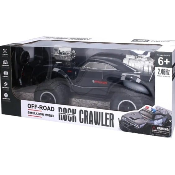 Remote Control Car - Rock Crawler 2.4GHz - Black or Grey