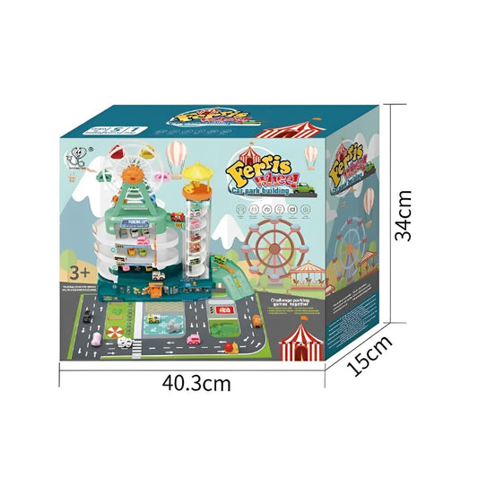 Car Park Building with Ferris Wheel - DIY Assembly - Challenge Parking Games