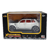 Pull Back Metal Car - Masory V12 - Black & White