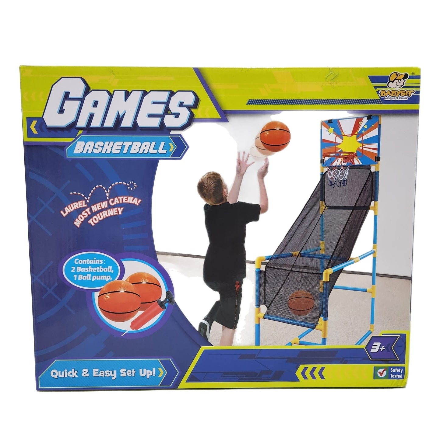 Basketball Shooting Machine - 2 Balls, 1 Pump