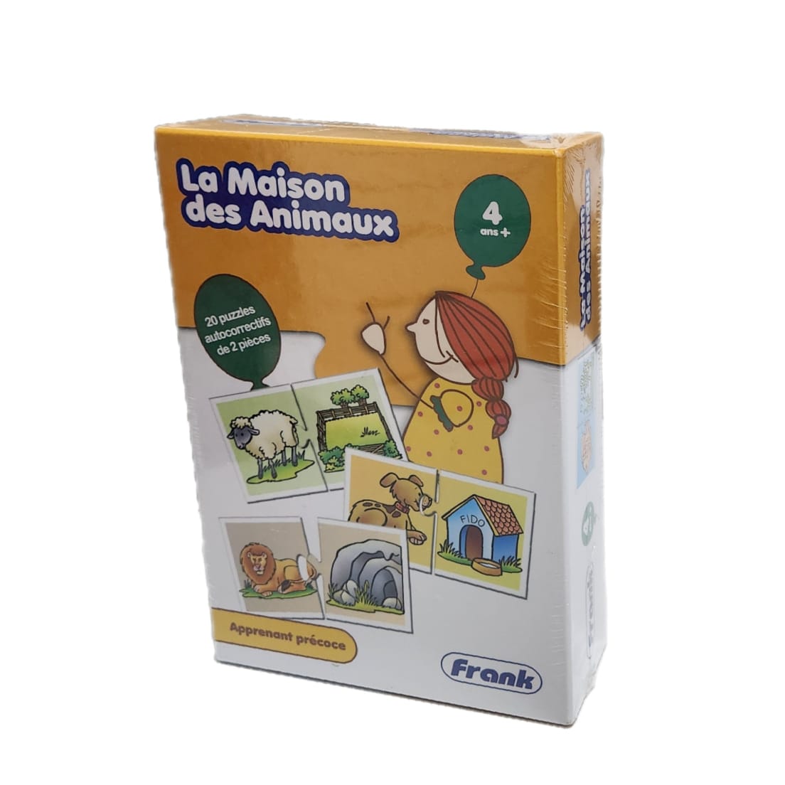 La Maison des Animaux --- 20 Puzzles Autocorrectifs de 2 Pièces