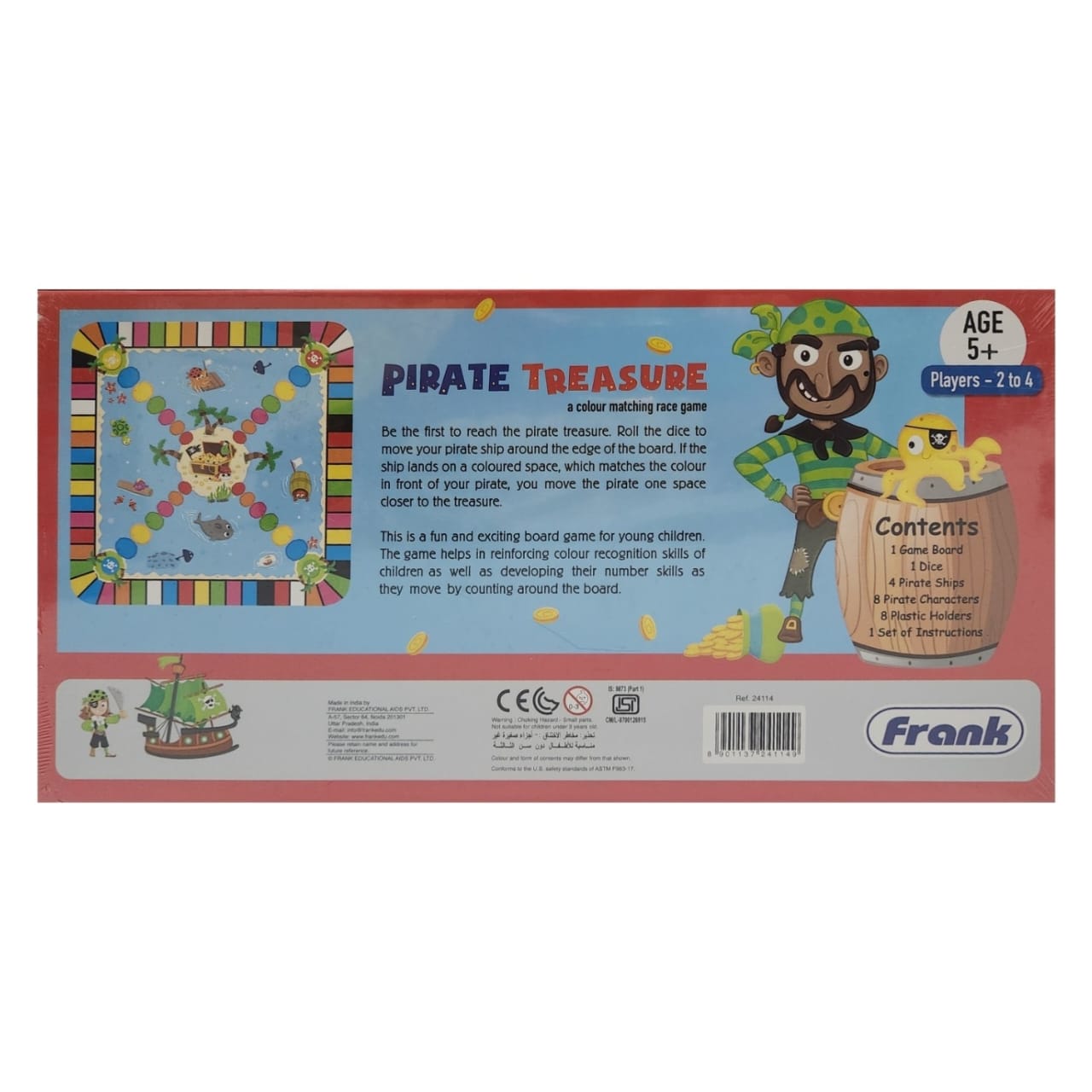 Pirate Treasure --- A Colour Matching Race Game