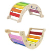 Wooden Rainbow Rocker - Montessori Balance Board