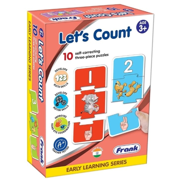 Let's Count --- 10 Self-Correcting Three-Piece Puzzles