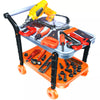 Tools Simulation Set - Trolley with Wheels - Electric Drill - 45 Pieces