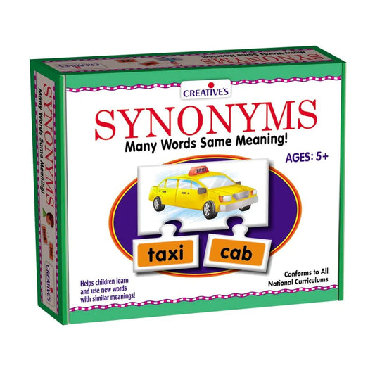Synonyms Puzzles - 25 Three Piece Match Ups