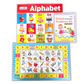 School Readiness Kit Alphabet - Board Book - 26 Sets of Match Ups - Alphabet Wall Chart - 2 Activity Books - Board Game
