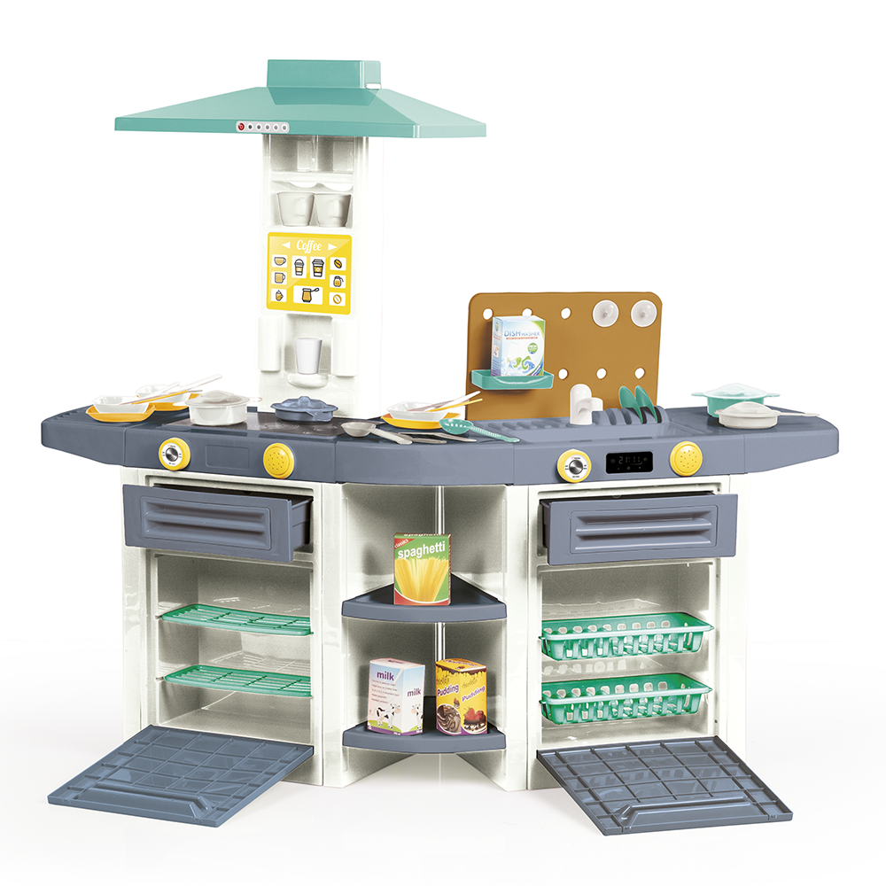 XL Kitchen Set - 100x109x65 cm - 36 pieces of accessories - sound effects