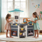 XL Kitchen Set - 100x109x65 cm - 36 pieces of accessories - sound effects
