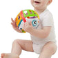 Panda activity ball - Openings for fingers to grip - Textured body - 3 internal patterned balls - rattle inside panda - Soft squishy tummy