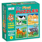 My First Puzzles - Animals & their Babies - 4 graded jigsaw puzzles starting with 4 pieces, then 6, 8, and finally 10 pieces