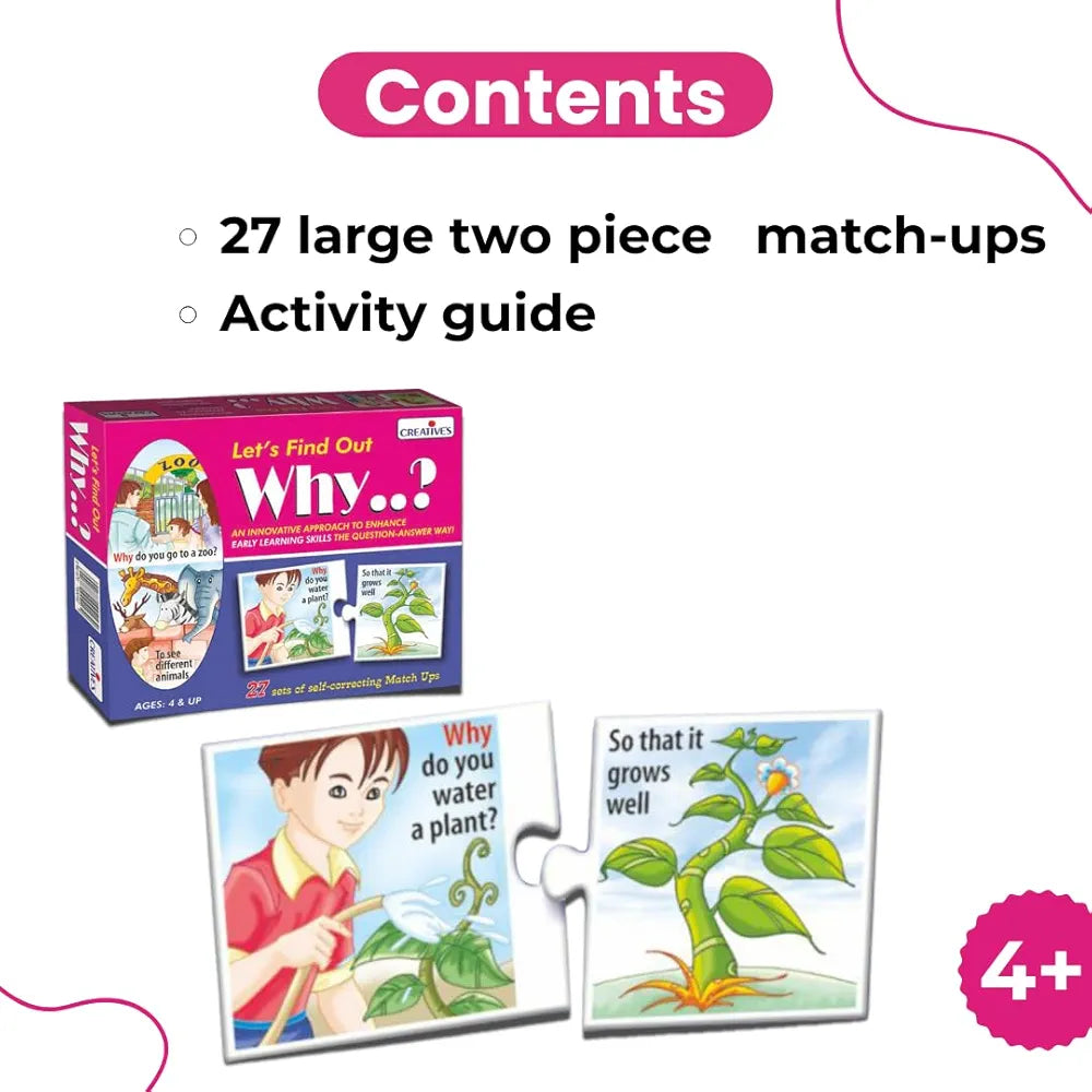 Let's Find Out WHY - Educational puzzles - 27 match up sets