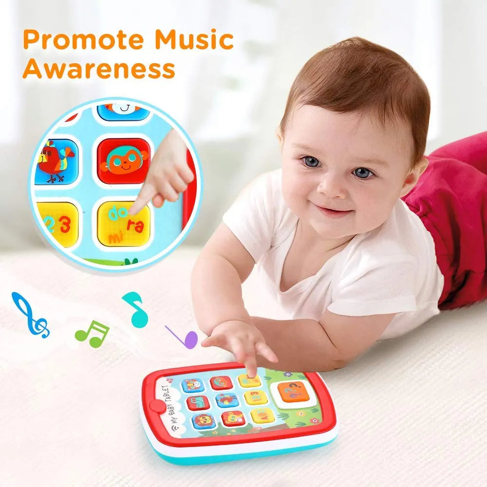 Baby Tablet - Colors - Letters - Numbers - Animals sounds - Musical - Lights