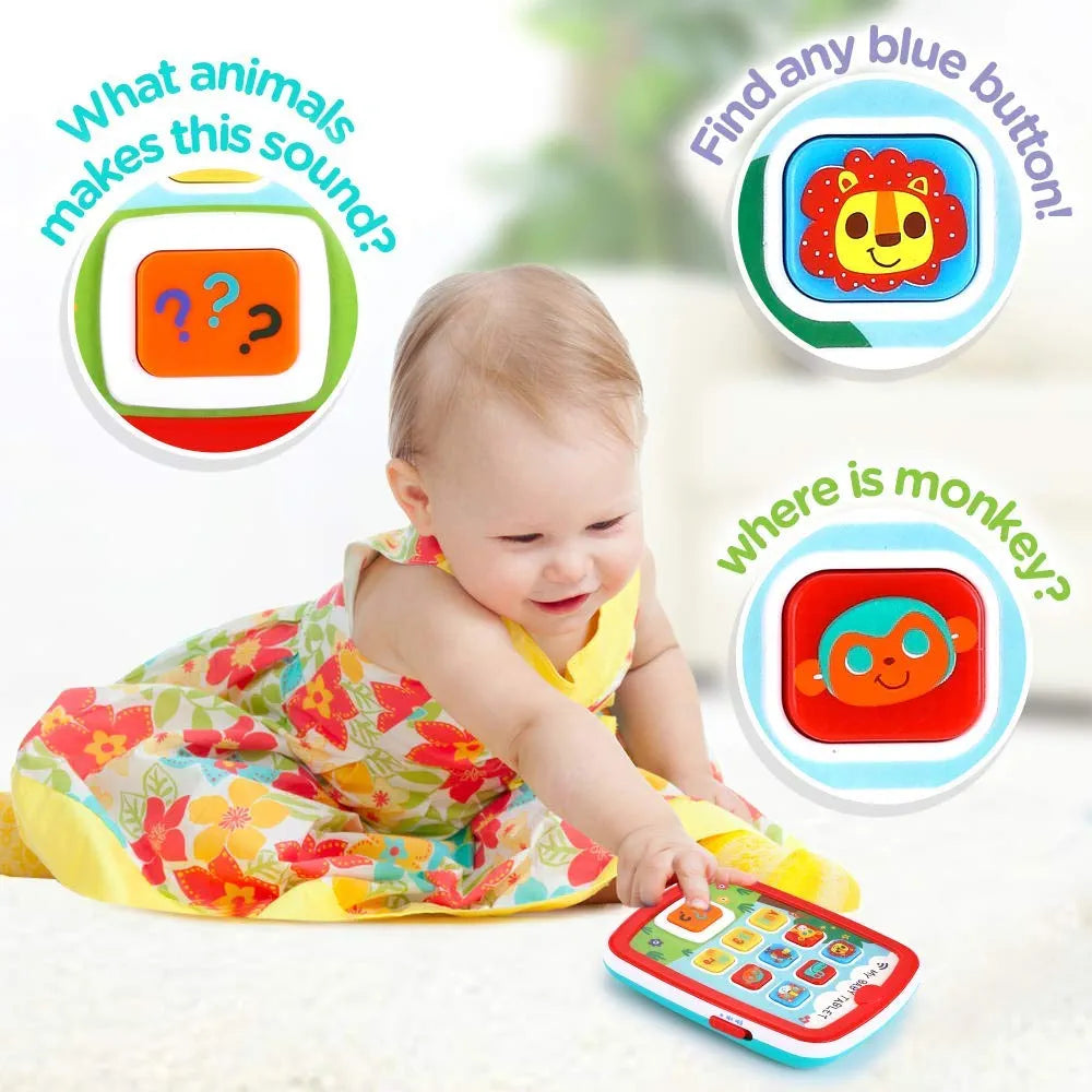 Baby Tablet - Colors - Letters - Numbers - Animals sounds - Musical - Lights