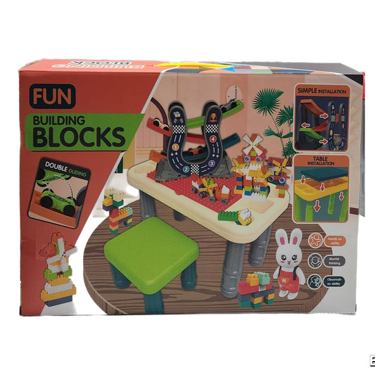 Building Blocks Set, Table and Chair