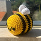 Crochet Plush - Bee 13 cm - Handmade (delivery within 14 days)