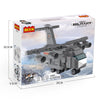 Military Fighter Airplane - 258 Pieces Construction Set - 18x15.4cm