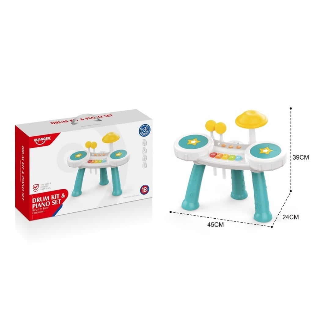 Drum & Piano Play Set