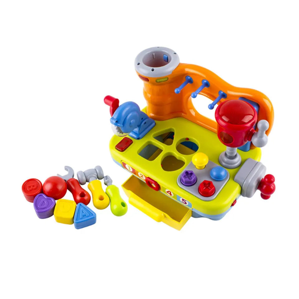 Workbench - Multifunctional 9 in 1 - 9 Tools, 10 Play activities