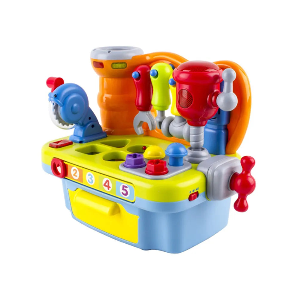 Workbench - Multifunctional 9 in 1 - 9 Tools, 10 Play activities
