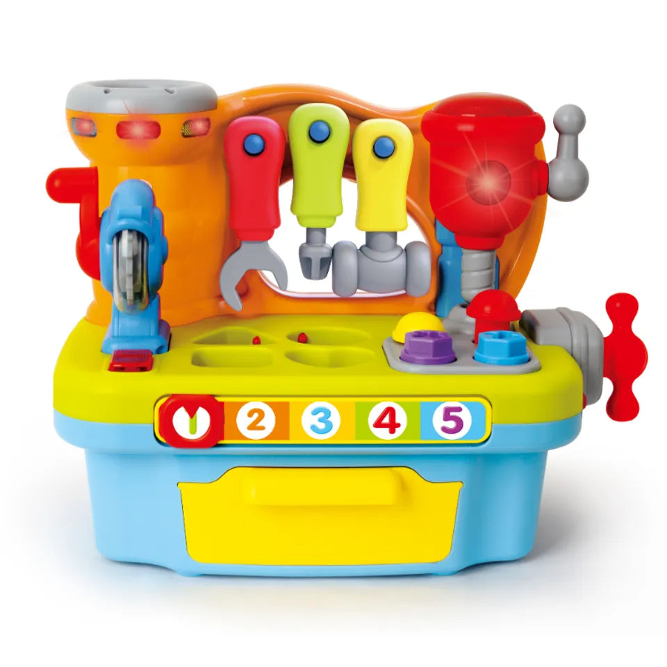 Workbench - Multifunctional 9 in 1 - 9 Tools, 10 Play activities