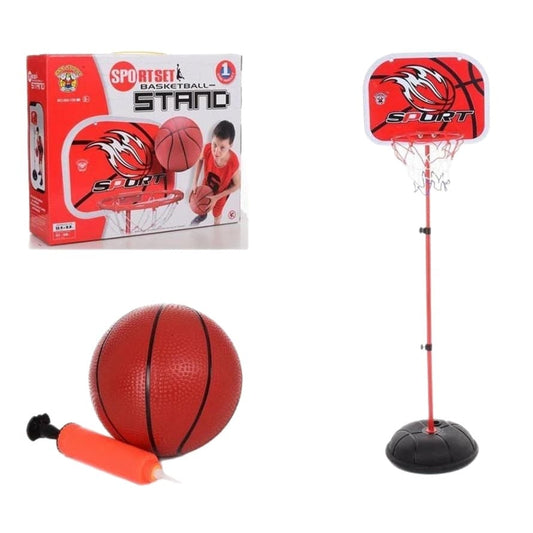 Basketball Stand - 120cm Adjustable Height - Outdoor / Indoor Play