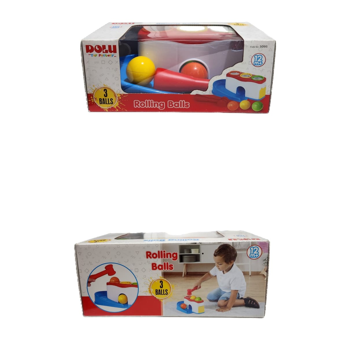 Rolling Balls Hammer Bench - 3 Balls