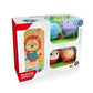 Bouncing Animal Car - 4 Cars with Carrying Cloth Bag