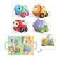 Bouncing Animal Car - 4 Cars with Carrying Cloth Bag