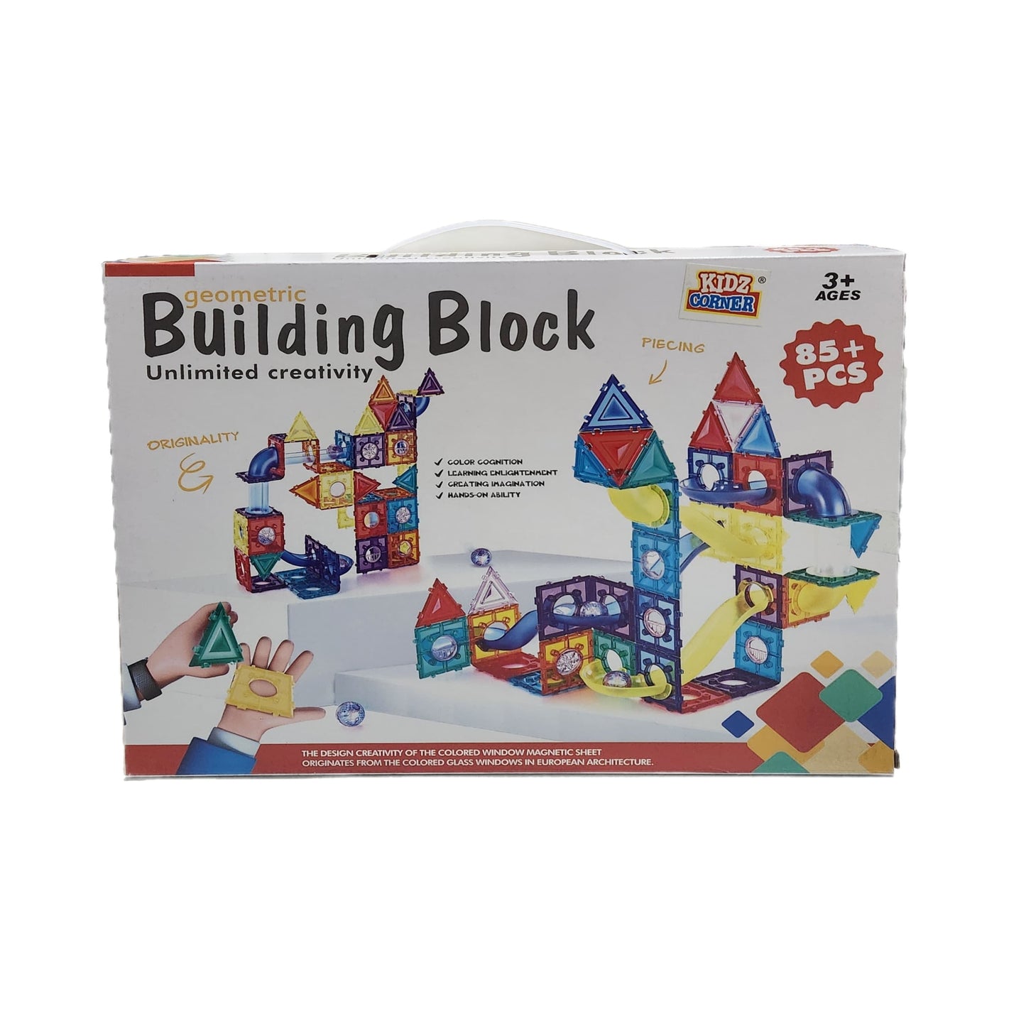 Magnetic Building Blocks- Geometric 85+ Pieces