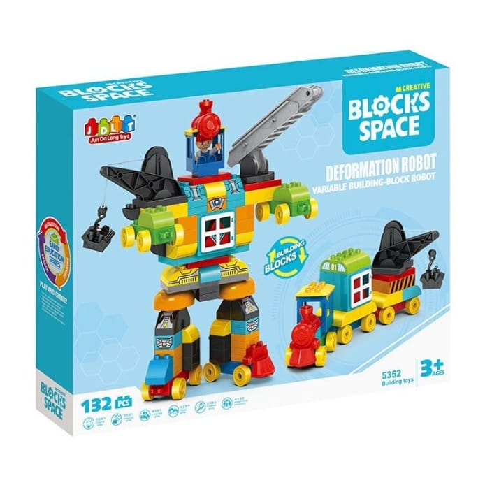 Variable Building Block Robot - 132 Pieces