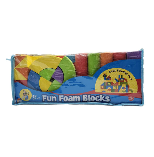 Foam Building Blocks - Medium 52 Pieces