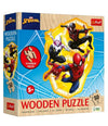 Spiderman Wooden Puzzle - 50 Pieces - 19.7x26.6cm -  Shaped With 10 Unique Pieces
