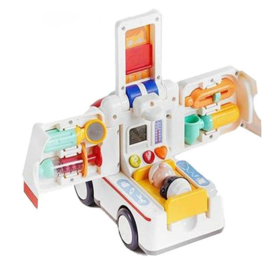 Toy Ambulance - Music & Siren - Bump & Go Action